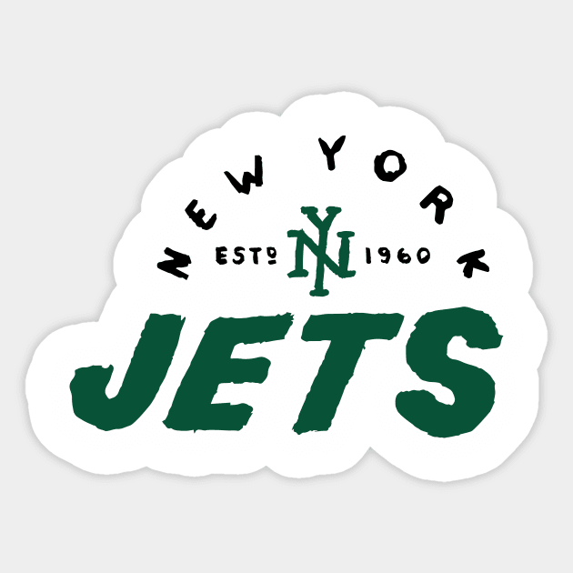 New York Jeeeets 06 Sticker by Very Simple Graph